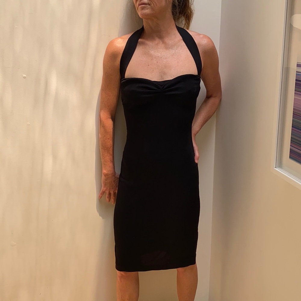 Black Cocktail Dress Made In Italy